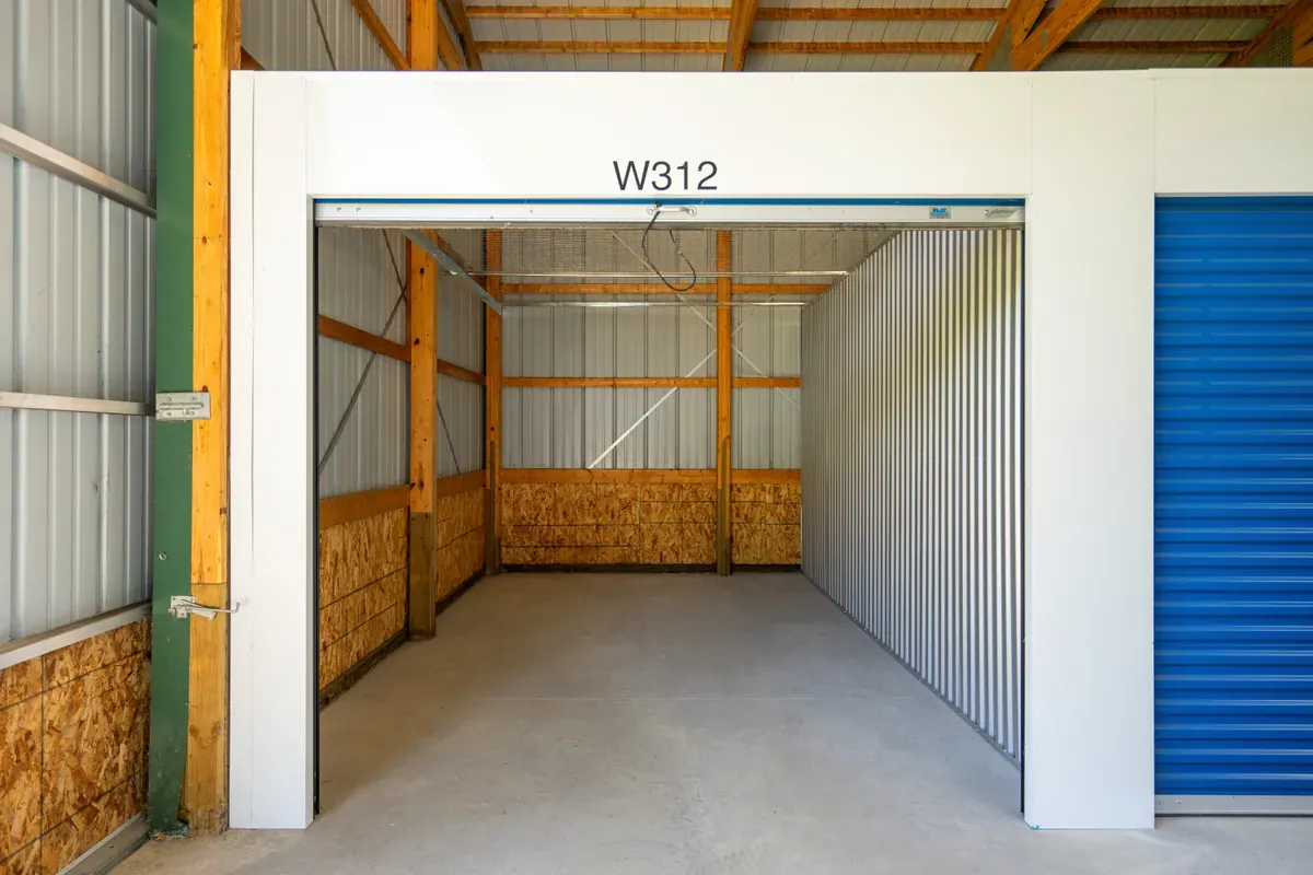Indoor storage unit size KO Storage of Bemidji, MN